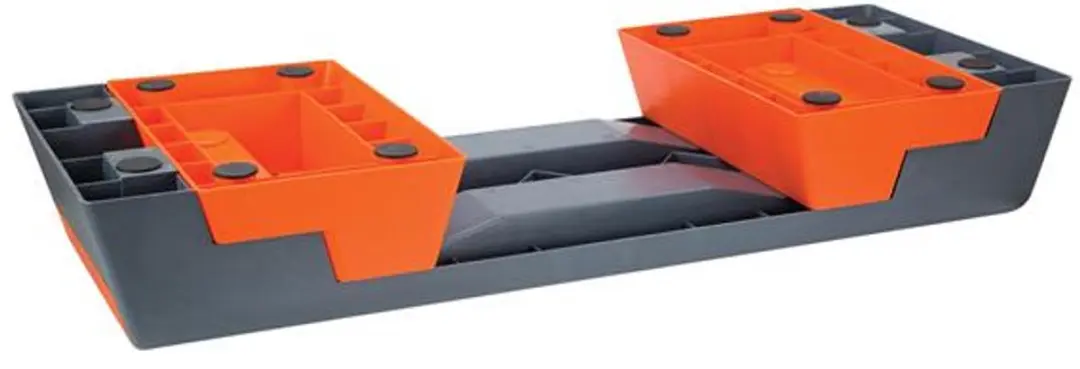 HMS AS007 Aerobic Step - Verstelbaar - Antislip - Zwart/Oranje