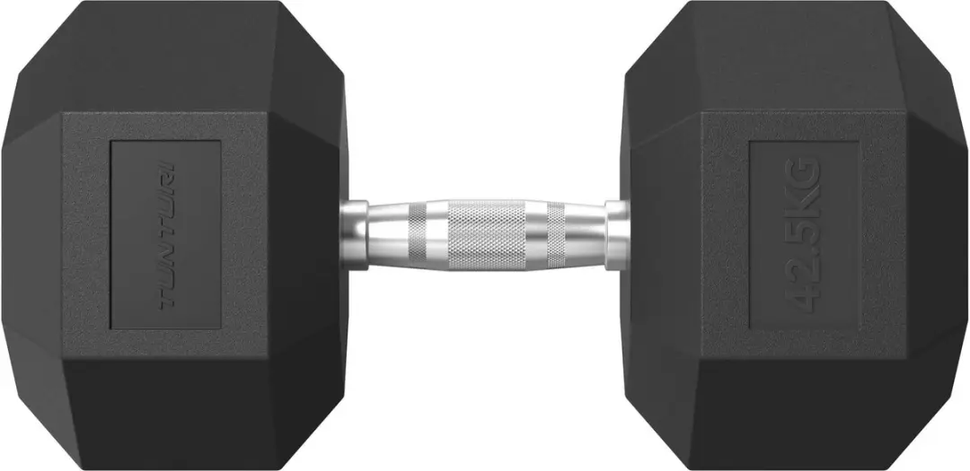 Tunturi Platinum Hexa Dumbbell 42.5kg - Zwart
