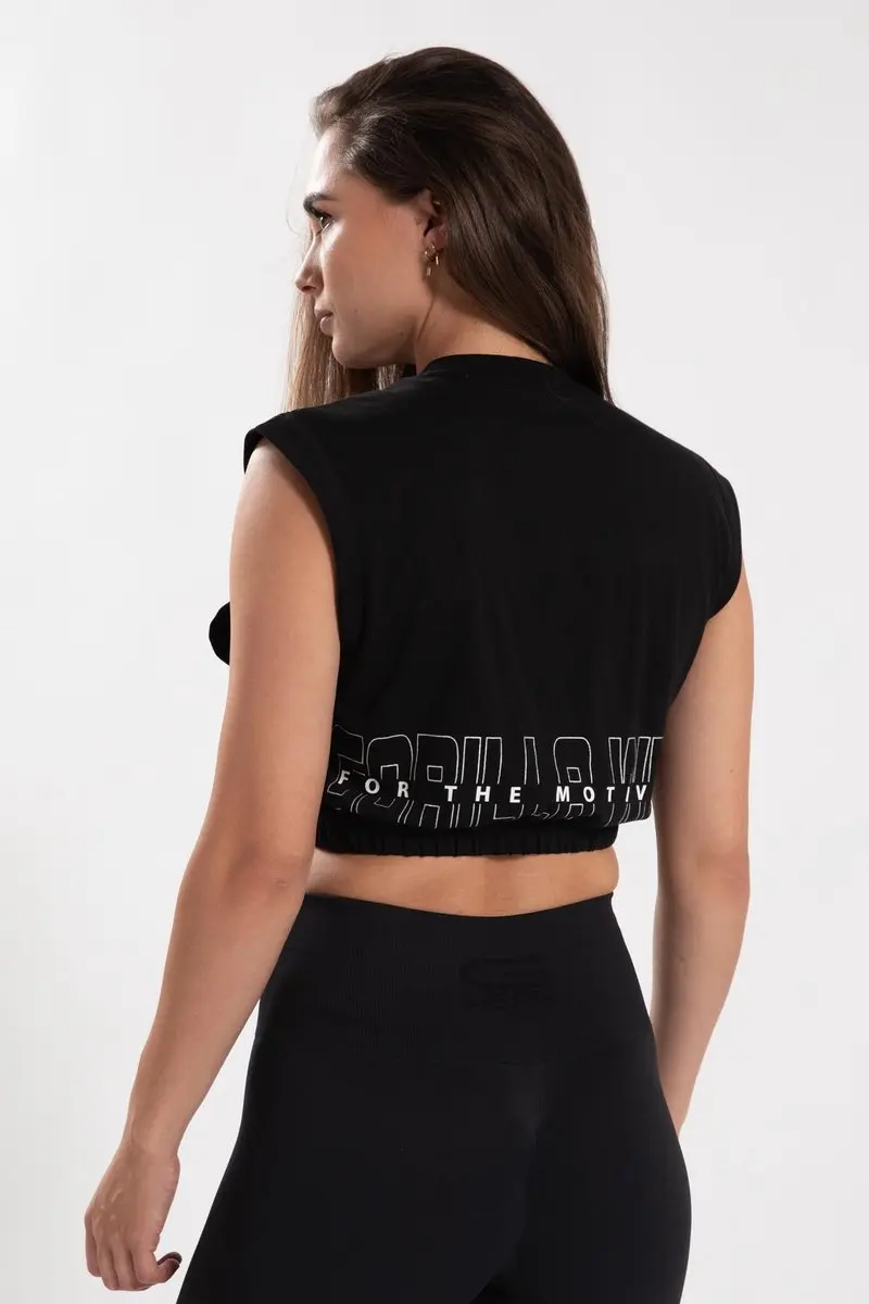 Gorilla Wear Albion Oversized Crop Top XL - Zwart