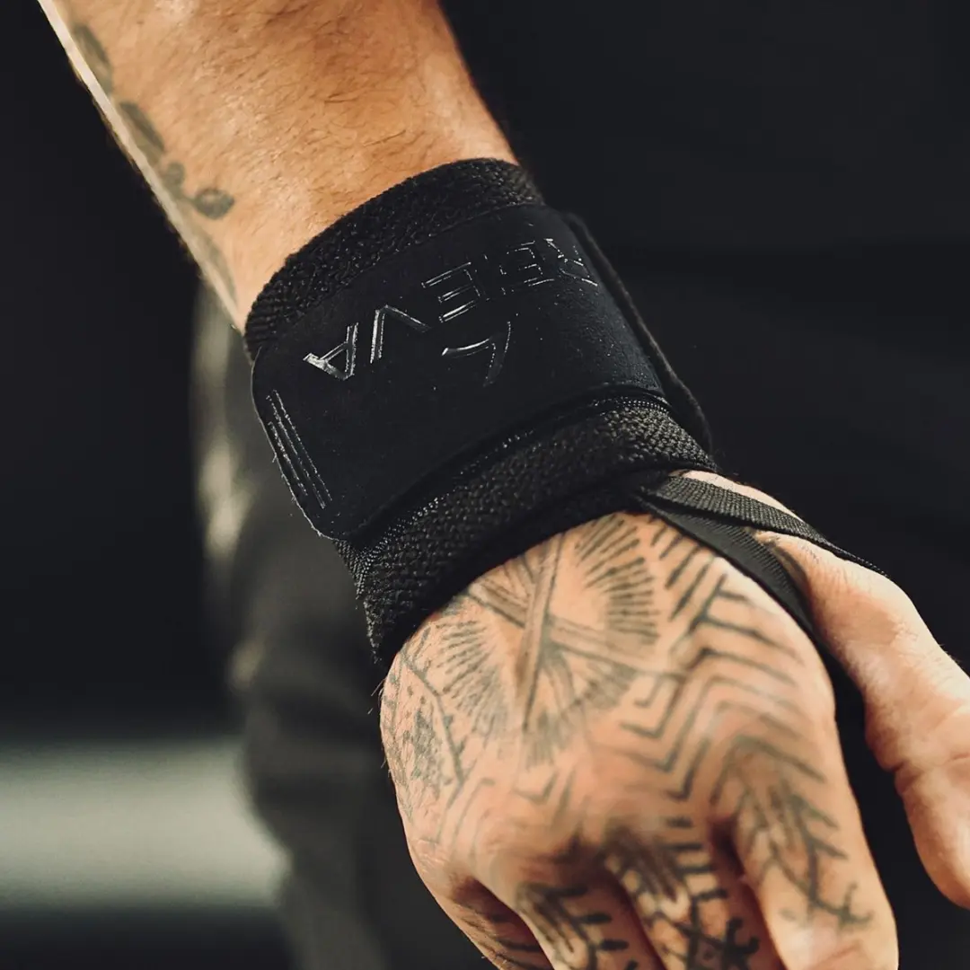 Reeva Wrist Wraps - 2 Stuks - One Size - Zwart