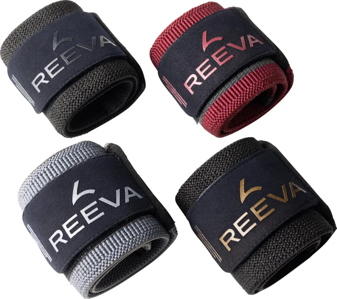 Reeva Wrist Wraps - 2 Stuks - One Size - Zwart