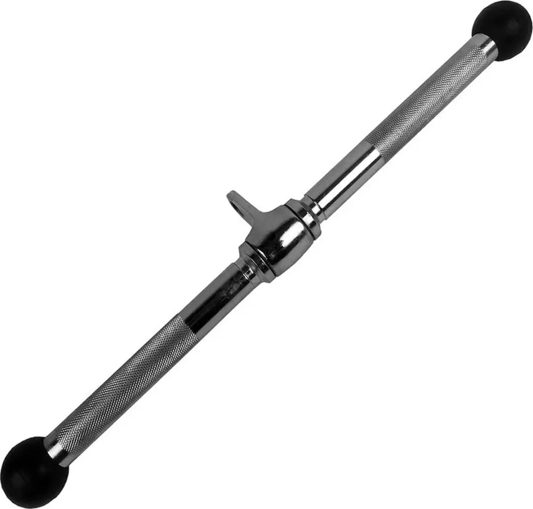 Tunturi Meedraaiende Rechte Stang 51cm - Zwart/Zilver