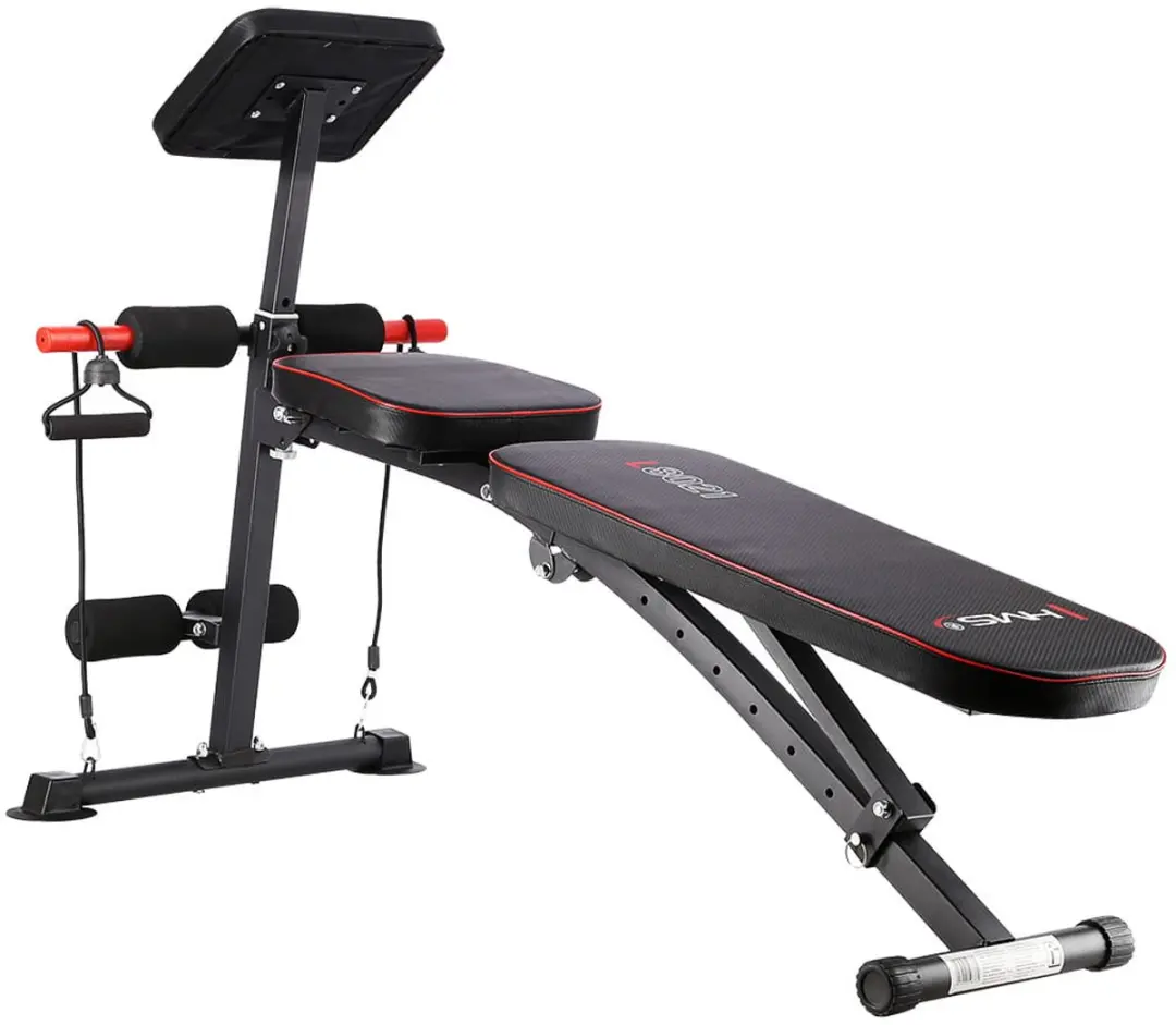 HMS L8021 Fitnessbank - Multifunctioneel - Zwart/Rood - afbeelding 6 van 6