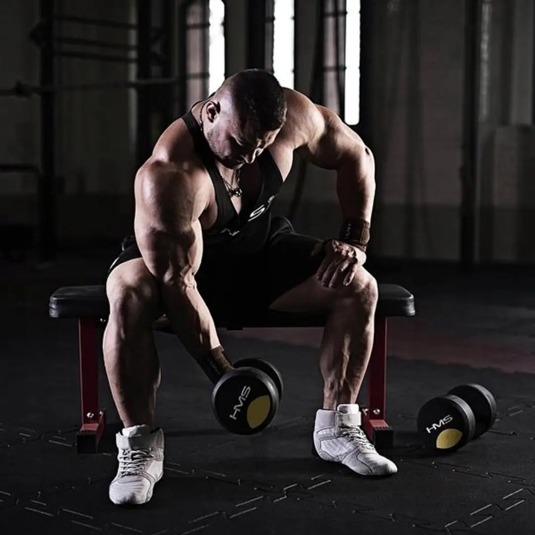 HMS HG PRO Dumbbell 55kg - Zwart