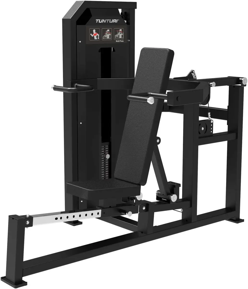 Tunturi Platinum Multi Press Krachtstation - Zwart