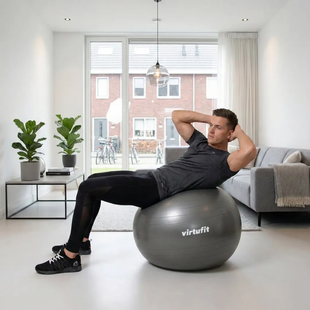 Virtufit Anti-Burst Fitnessbal Pro 85cm - Zwart