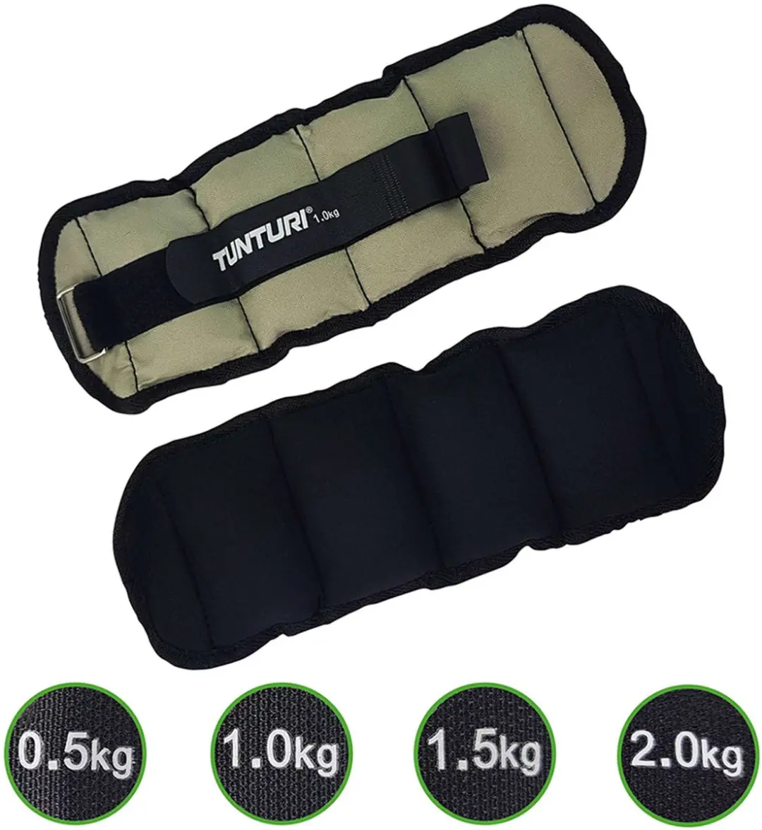 Tunturi Enkel-/Polsgewichten 2x1,0kg