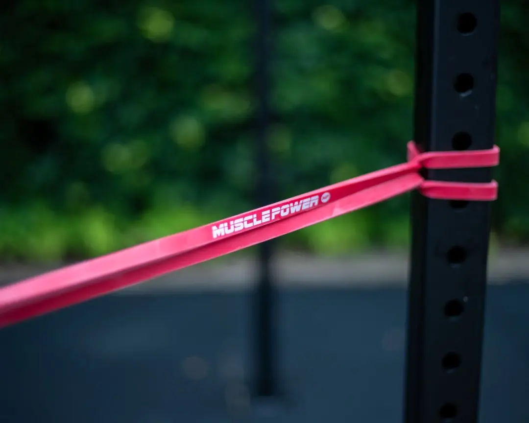 Muscle Power Weerstandsband Handgreep - Zilver/Zwart