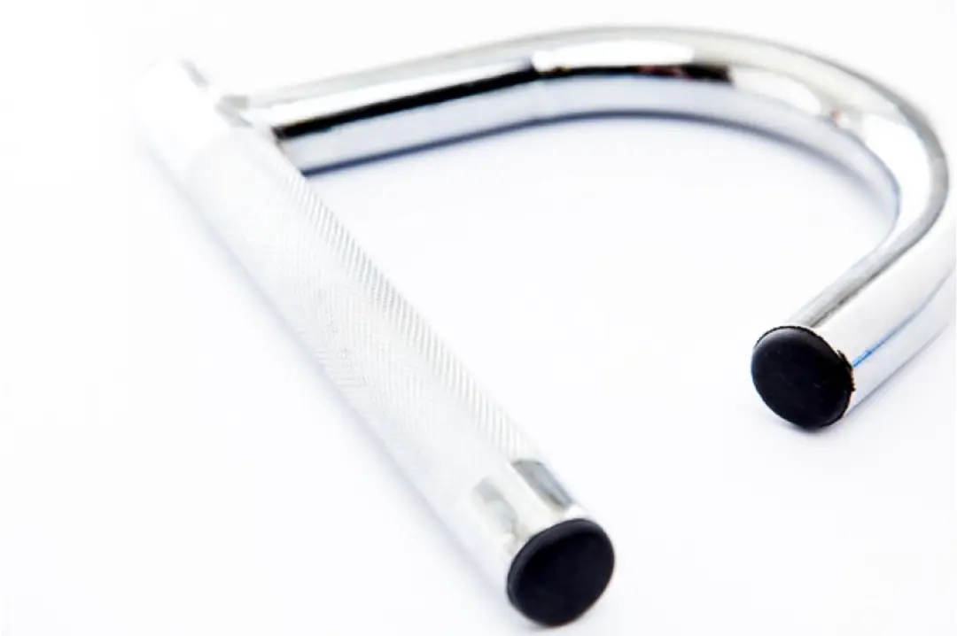 Muscle Power Weerstandsband Handgreep - Zilver/Zwart