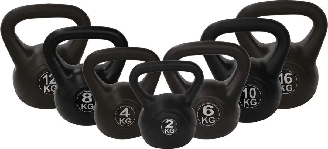 Tunturi Kettlebell 2 kg - Zwart