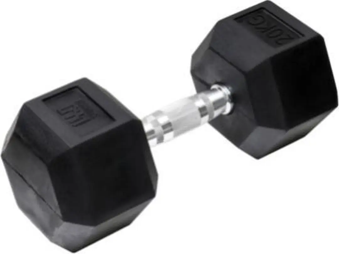 Orange Gym Hex Dumbbell 20KG