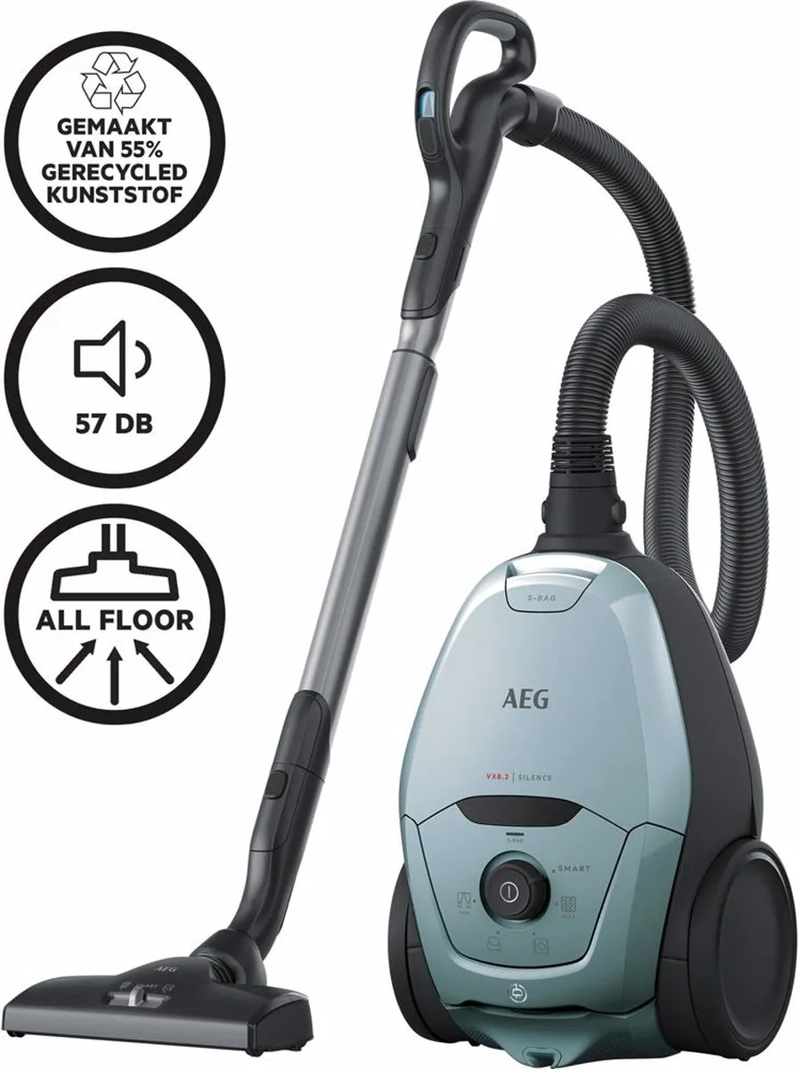 AEG VX82-1 EcoLine Stofzuiger - 600W - Blauw