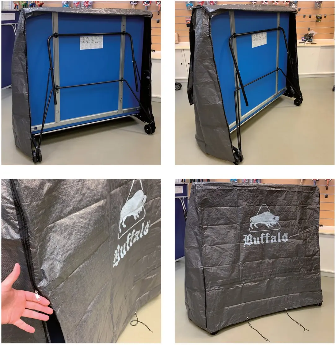 Buffalo Tafeltennistafel Afdekhoes - 160cm - Grijs