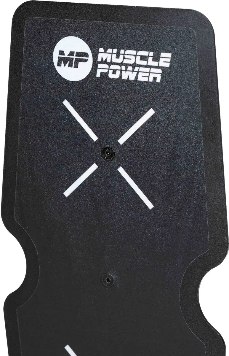 Muscle Power Wallball Target Competitie Wandmodel - Zwart/Wit