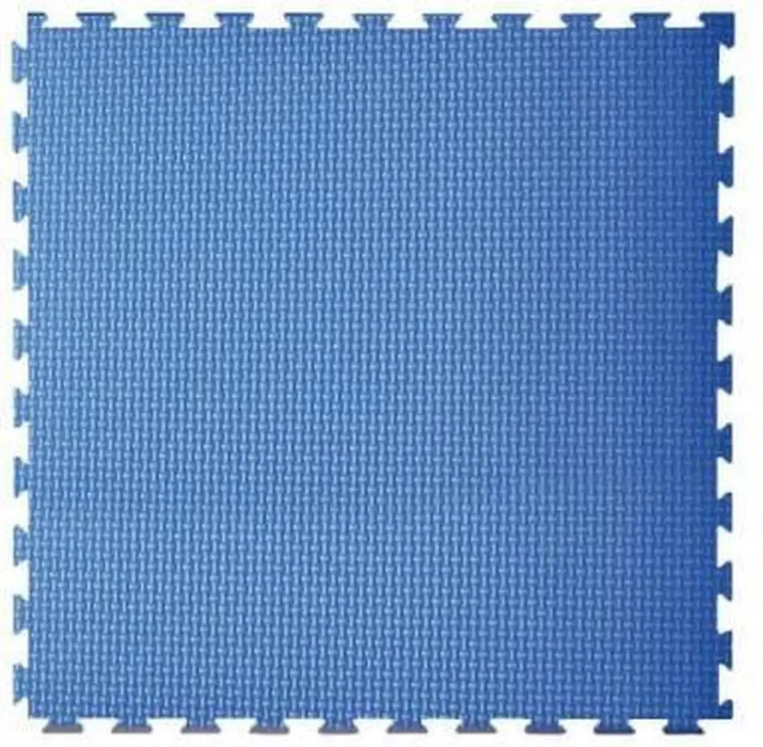 Toorx Vechtsportmat 1m² 2cm - 100x100cm - Blauw/Rood