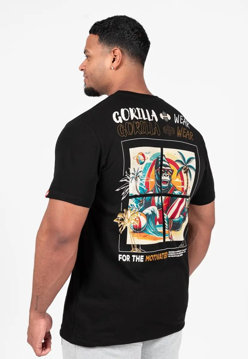 Gorilla Wear Santa Cruz T-shirt - Zwart S