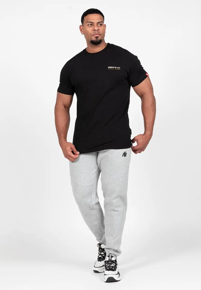 Gorilla Wear Santa Cruz T-shirt - Zwart S - afbeelding 6 van 6