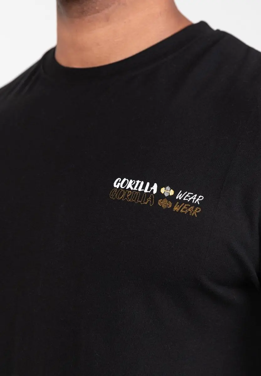 Gorilla Wear Santa Cruz T-shirt - Zwart S