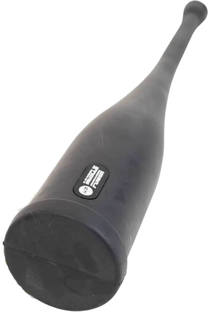 Muscle Power Rubber Clubbell 12kg - Zwart