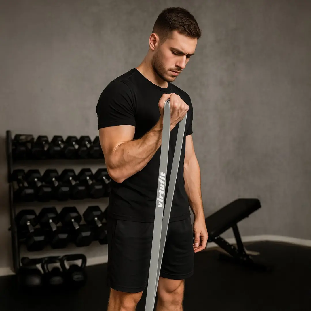 VirtuFit Resistance Bands - 3 Stuks - Blauw/Grijs