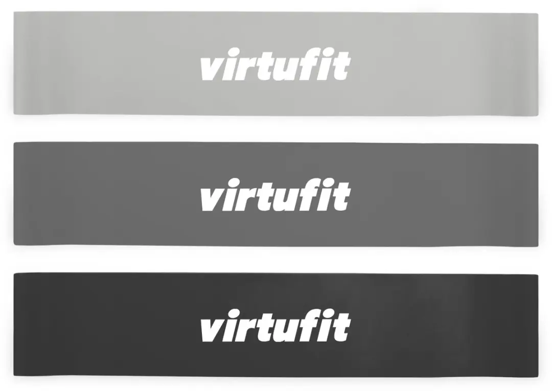 VirtuFit Resistance Bands - 3 Stuks - Blauw/Grijs