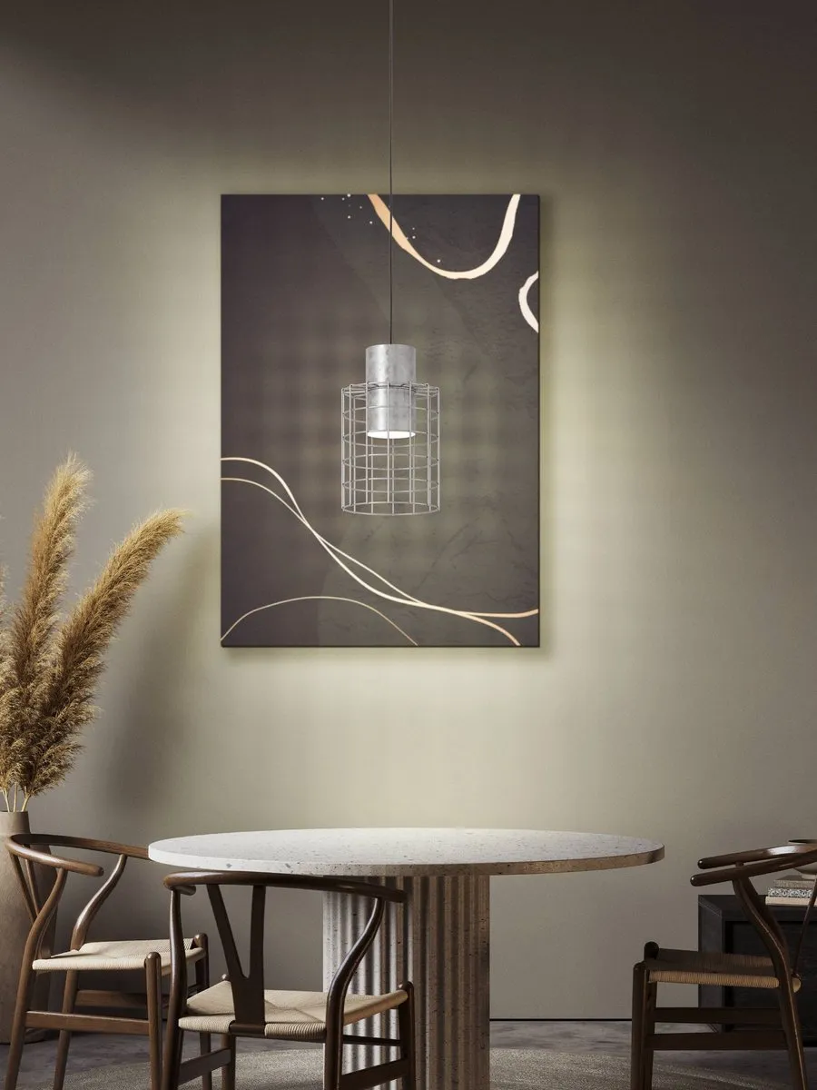 Eglo Milligan Hanglamp E27 - Grijs - afbeelding 6 van 6