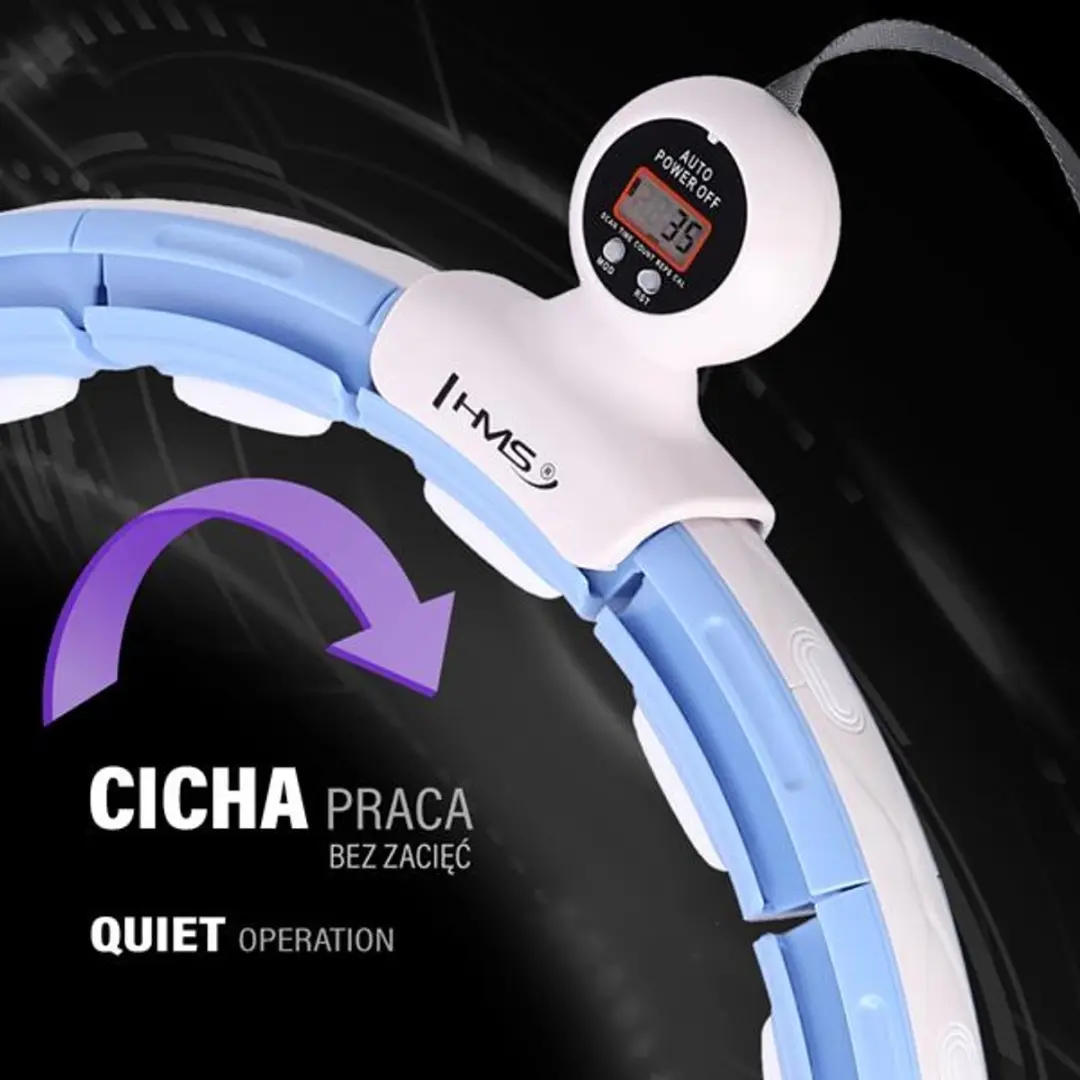 HMS HHM15 Magnetische Hula Hoop - Blauw - 44cm