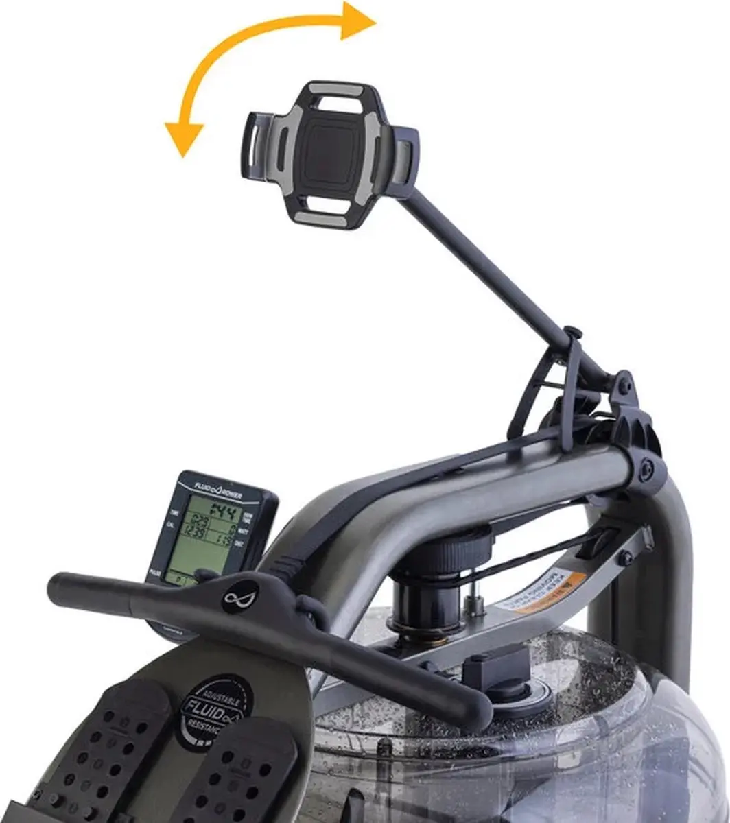 Fluid Tablet Holder Long MEGA Apollo Pro - Zwart