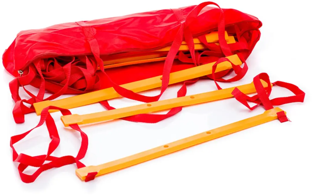 Muscle Power Speedladder MP1090 - Oranje/Rood