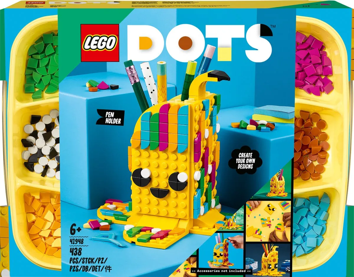 LEGO DOTS Grappige Banaan Pennenhouder 41948