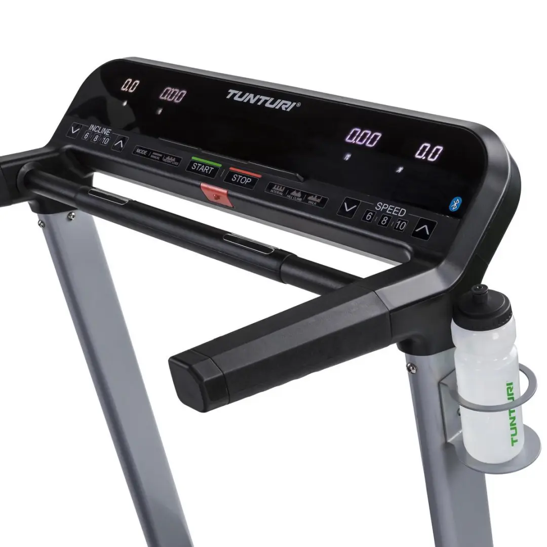 Tunturi Fitrun 70i Loopband - 19 Programma's 0,8-20 km/u - Zwart/Grijs
