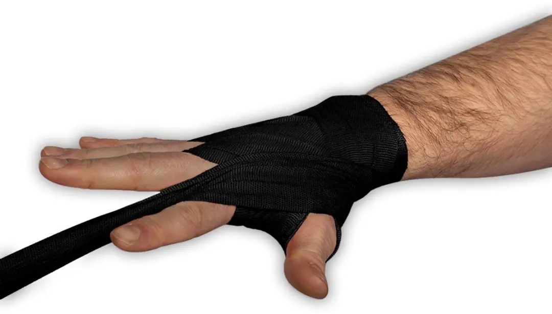 Gorilla Wear Boksbandages 2.5m - 2 Stuks - Zwart