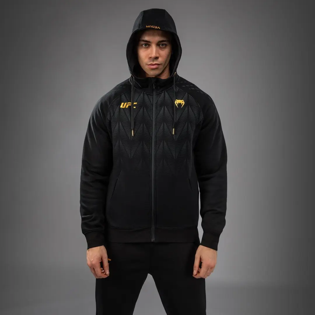 UFC Zenith by Venum Replica Champion Zip Hoodie XL - Zwart/Goud