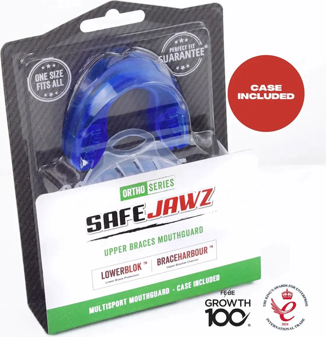 Safejawz Gebitsbeschermer Ice Blauw - One Size - afbeelding 6 van 6