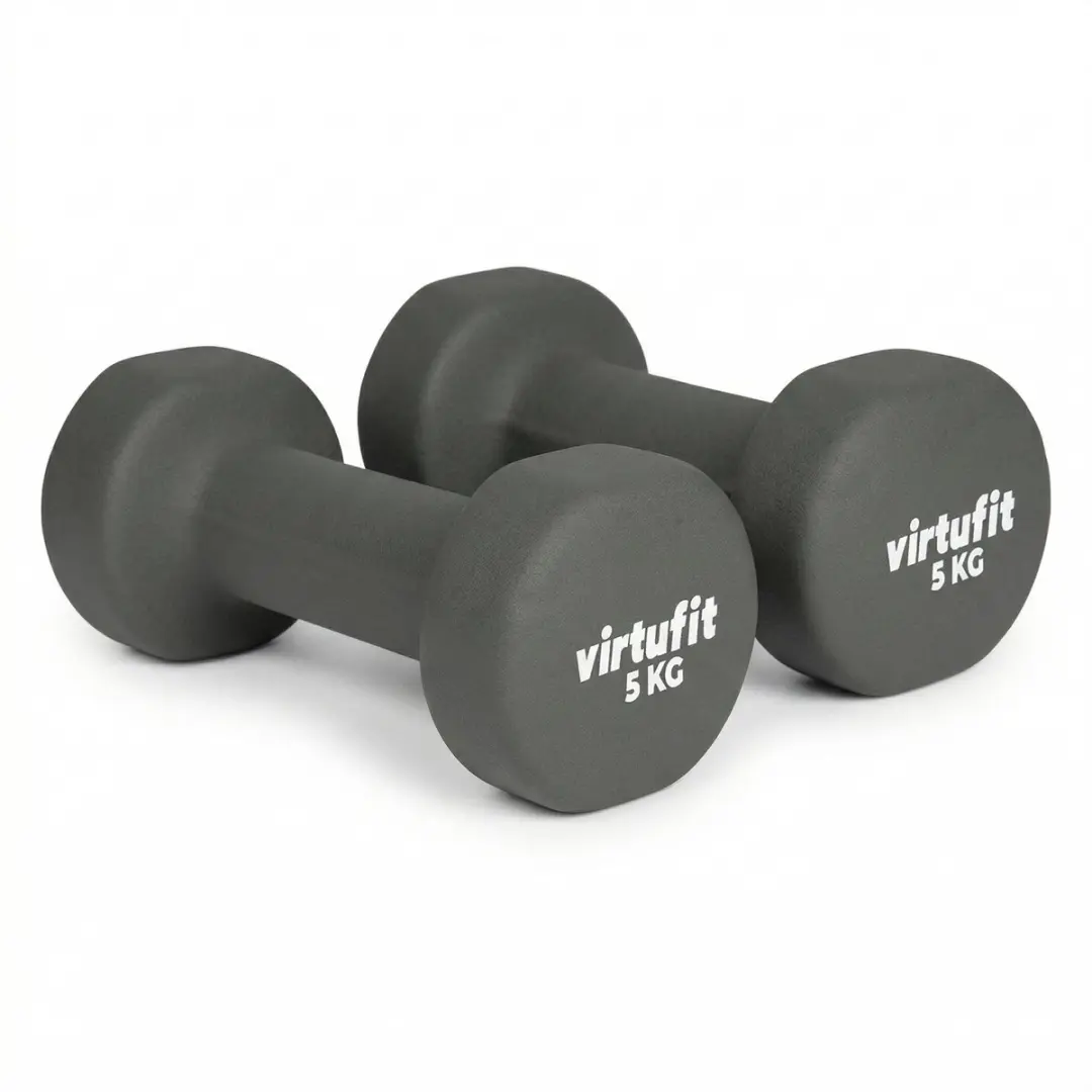 VirtuFit Vinyl Dumbbell Pro Set 2x 5kg