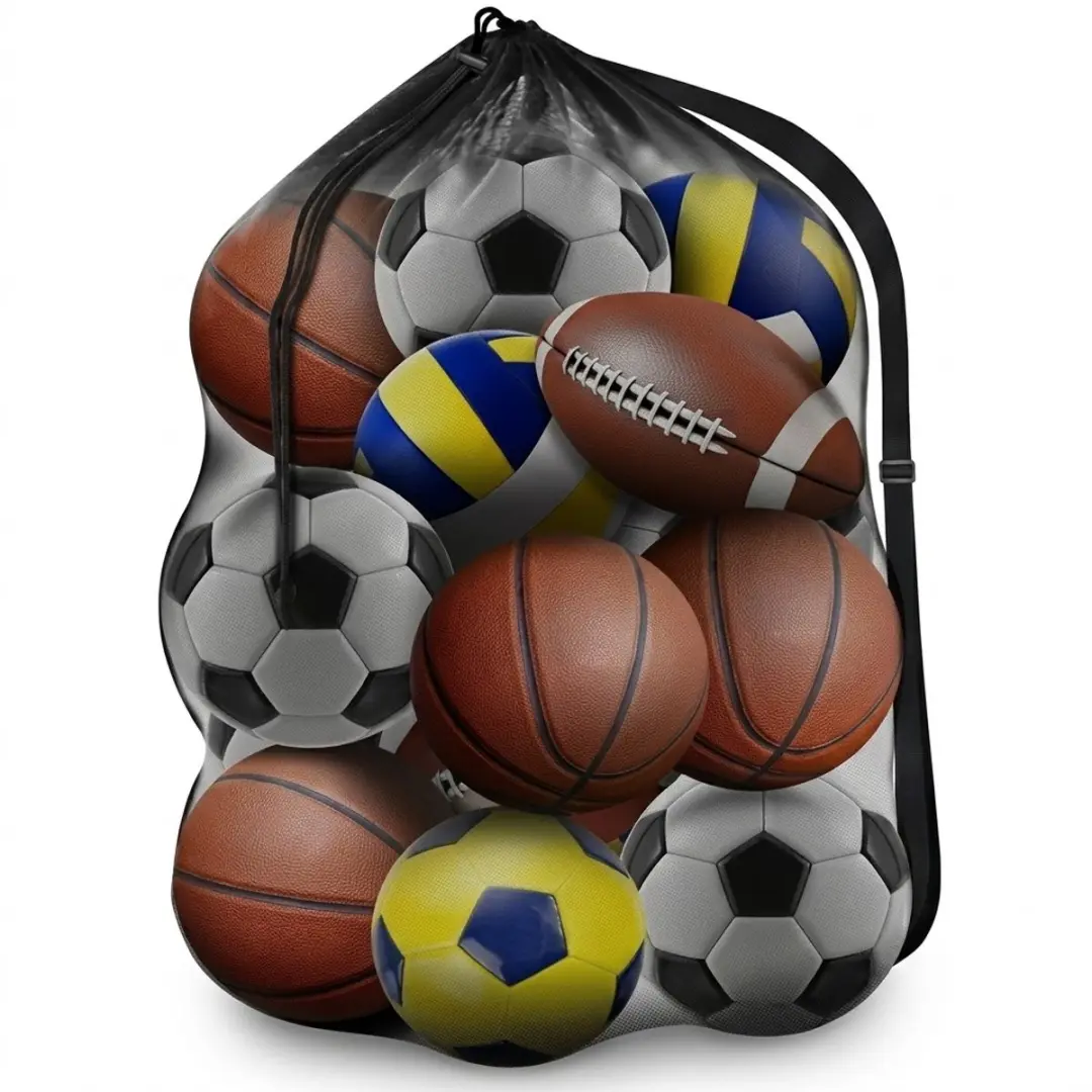 NuveX Sporttas Ballennet Zwart