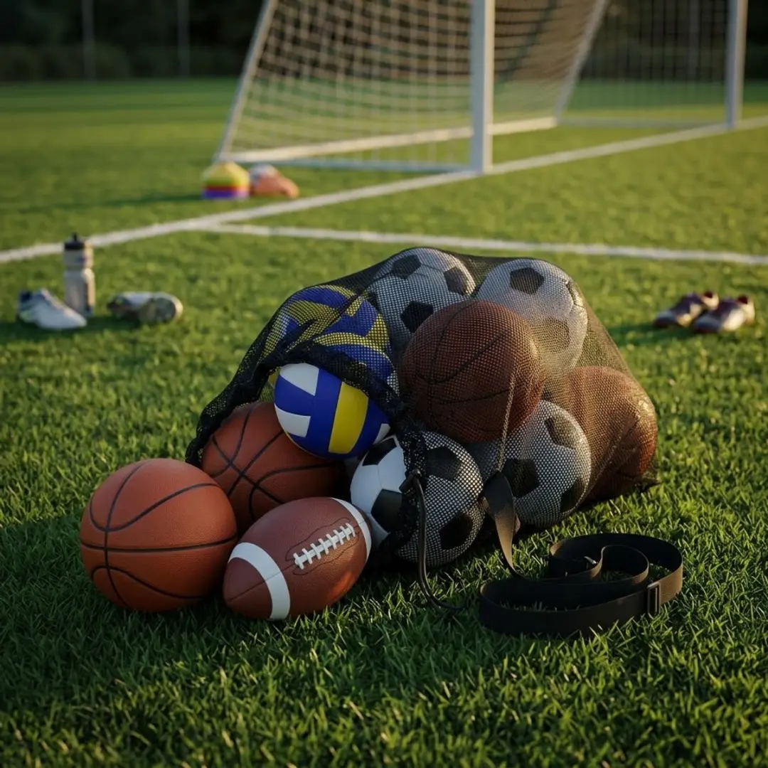 NuveX Sporttas Ballennet Zwart