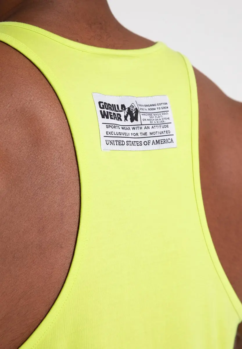 Gorilla Wear Classic Tanktop - Wild Lime S - afbeelding 6 van 6