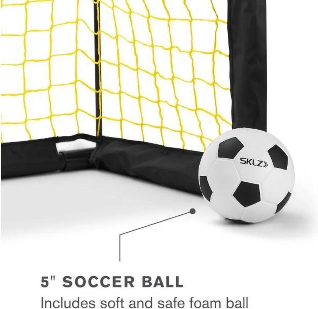 Sklz Pro Mini Soccer Voetbaldoel 56x39cm - Zwart/Geel