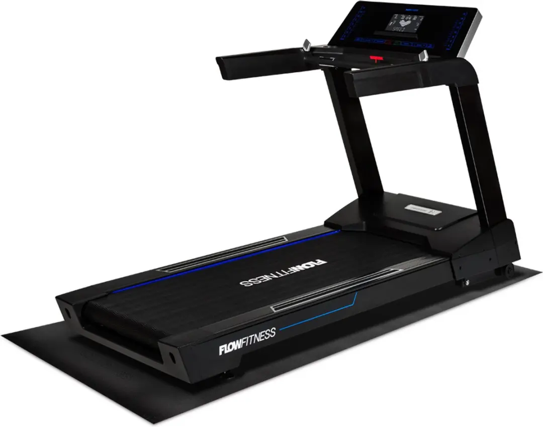 Flow Fitness Anti-Slip Beschermmat 229x91cm - Zwart