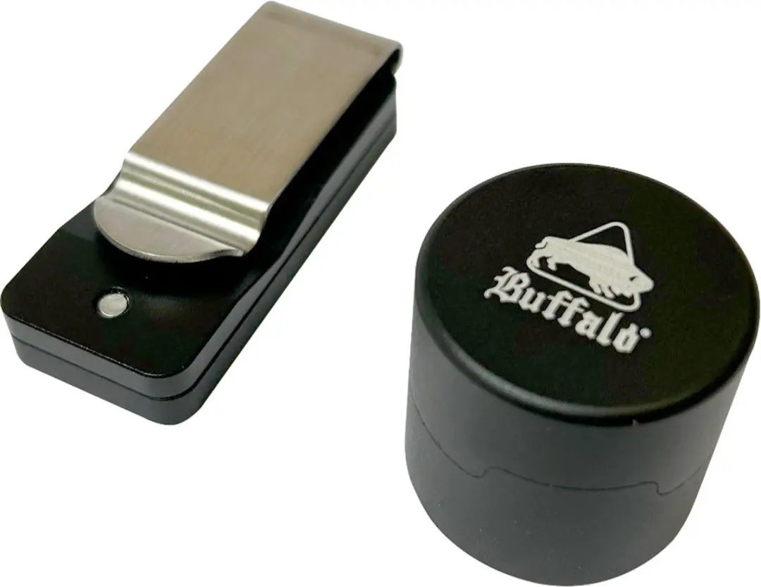 Buffalo Magnetische Krijthouder Rond - Zwart