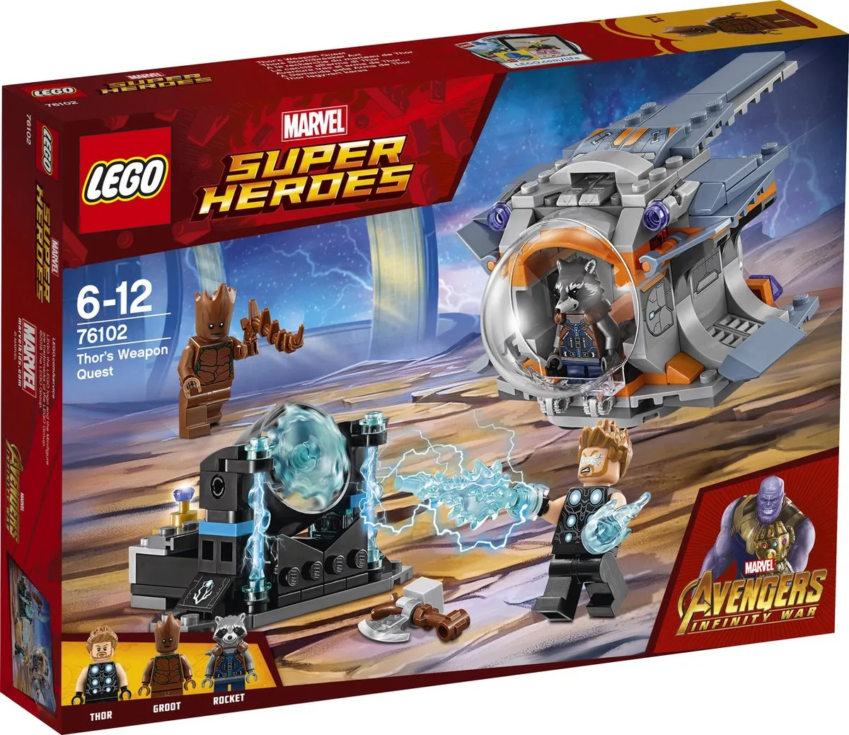 LEGO Super Heroes Thor Wapenzoektocht 76102
