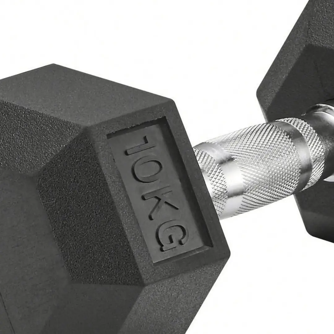 Toorx Fitness MEG Hexagon Dumbbell 45kg - Zwart