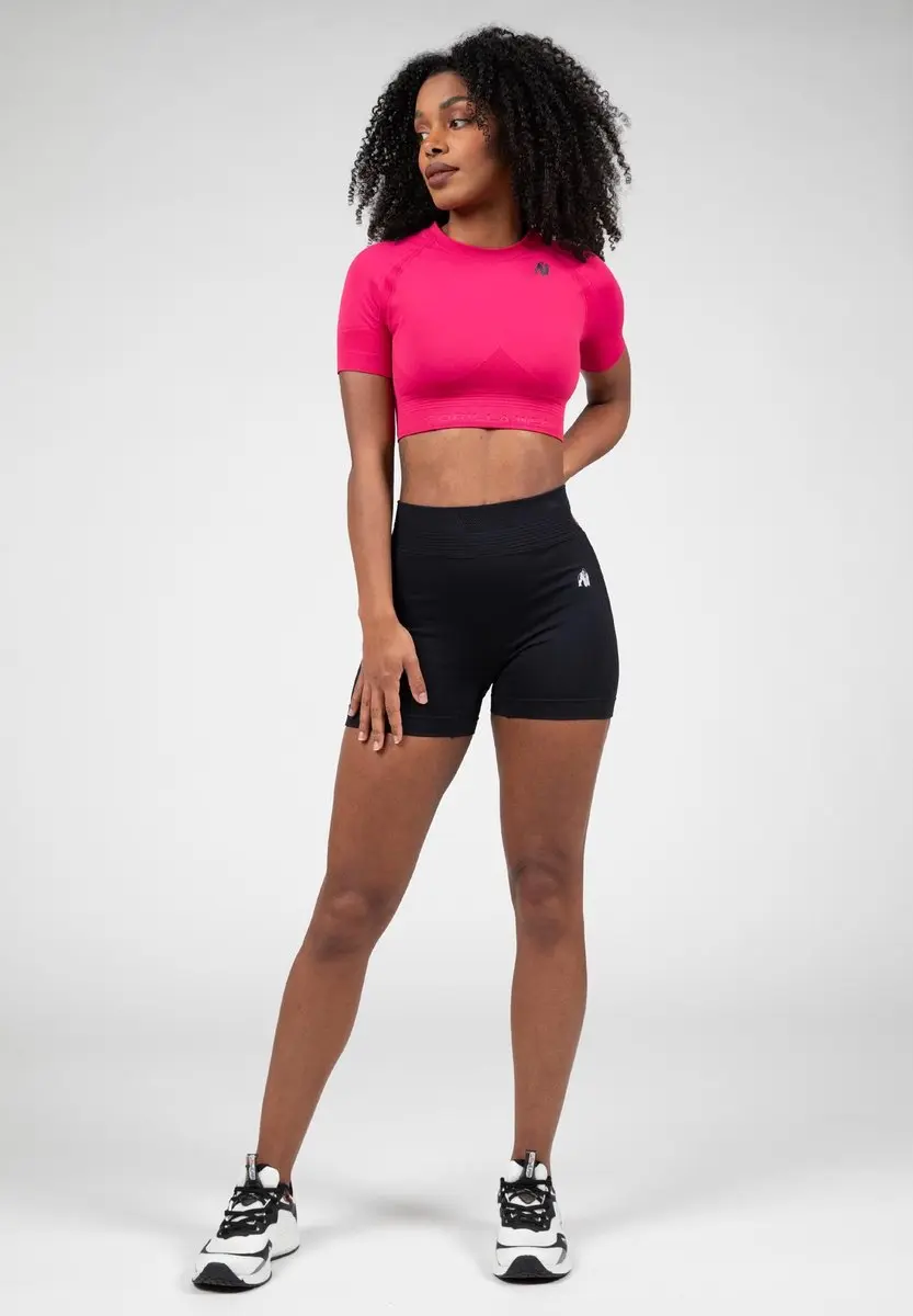Gorilla Wear Whitney Seamless Crop Top Roze - M/L