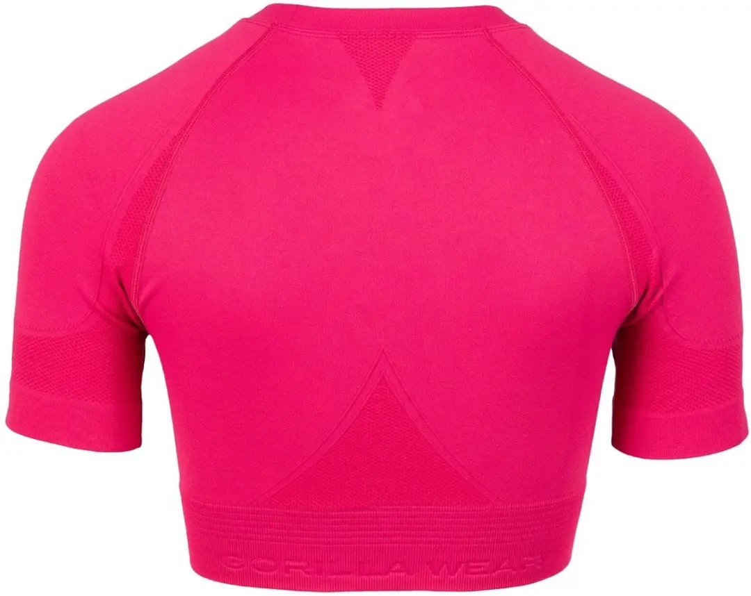 Gorilla Wear Whitney Seamless Crop Top Roze - M/L