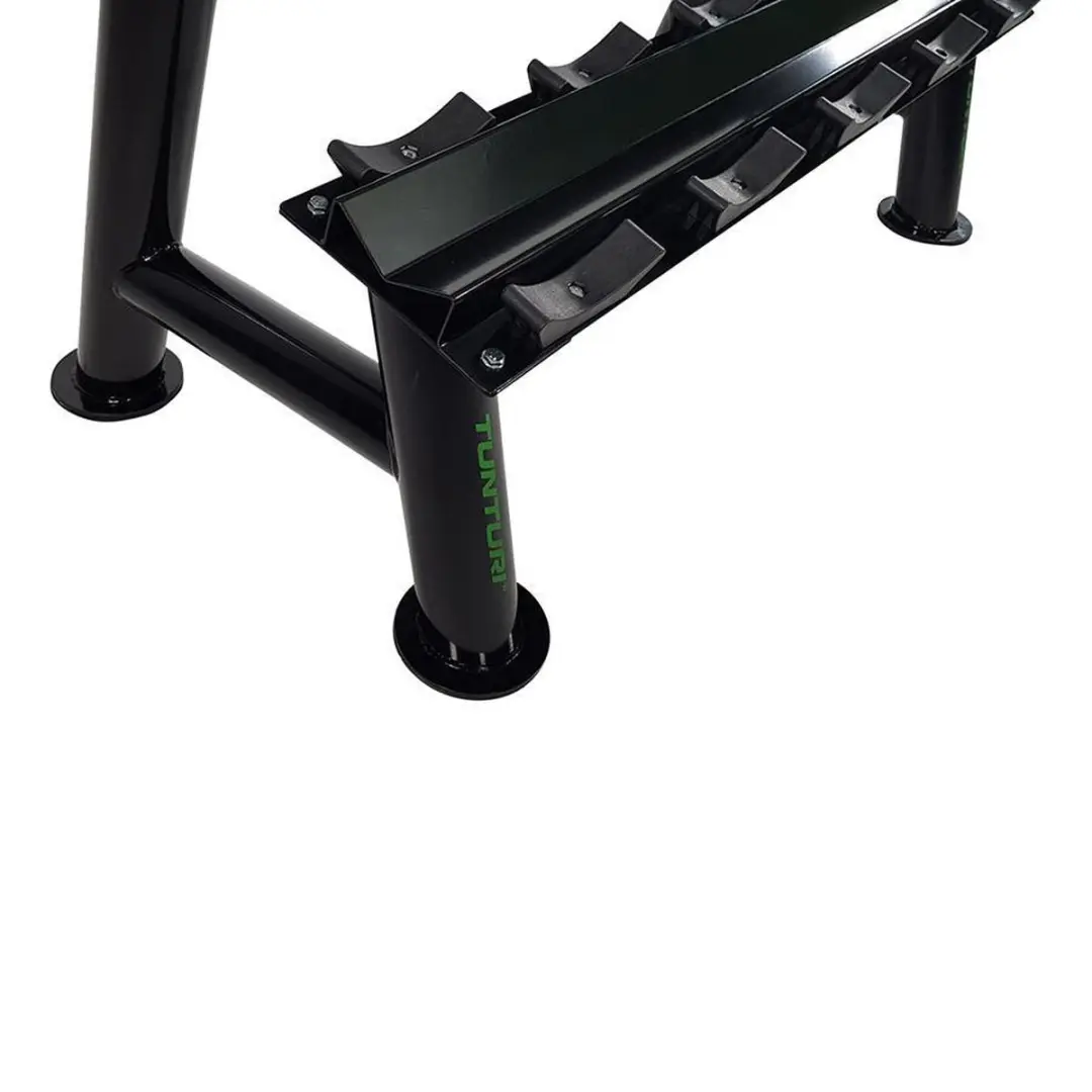 Tunturi Pro Dumbbell Opbergrek Staanders - Zwart