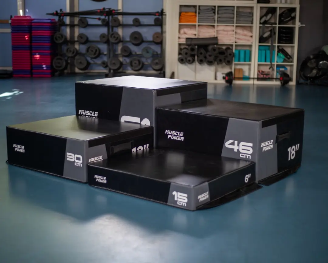 Muscle Power Safe Plyo Box 24 - 61cm - Zwart