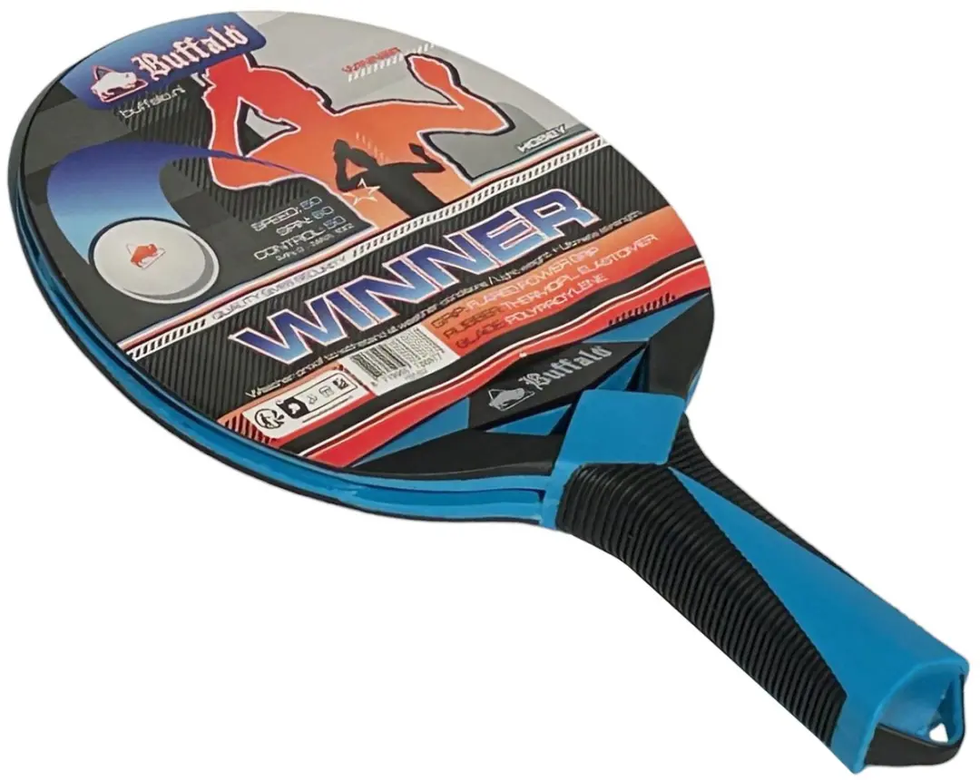 Buffalo Winner Outdoor Tafeltennisbat - Blauw