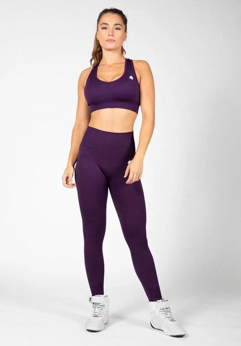 Gorilla Wear Neiro Seamless Legging - Paars S/M - afbeelding 6 van 6