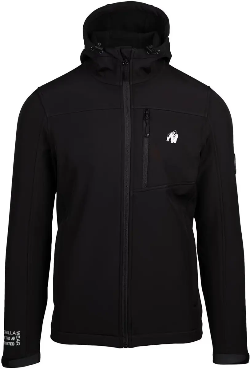 Gorilla Wear Foster Softshell Jas 3XL - Zwart